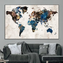 World Map Canvas Print – Framed Travel Map Wall Art for by MyGreatCanvas | Canvas Wall Art Prints | Photo Prints & Wall Decor