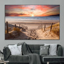 Sunset on the Sea Wall Art Canvas Print by MyGreatCanvas | Canvas Wall Art Prints | Photo Prints & Wall Decor
