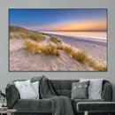 Sunrise On The Beach Wall Art Canvas Print