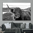 Longhorn Steer Canvas Print Wall Art, Highland Cow Canvas by MyGreatCanvas | Canvas Wall Art Prints | Photo Prints & Wall Decor