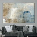 Abstract Blue and Beige Wall Art, Modern Minimalist Canvas by MyGreatCanvas | Canvas Wall Art Prints | Photo Prints & Wall Decor