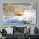 Blue Multi Panel Abstract Wall Art Canvas, Abstract Blue and