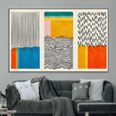 Canvas Print Wall Art Abstract Illustrs Art Boho, Framed