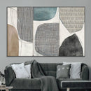 Canvas Print Wall Art Abstract Art Boho, Framed Boho Decor