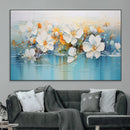 Abstract Flower Wall Art Canvas Print