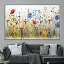 Colorful Wildflower Canvas Wall Art - Vibrant Floral