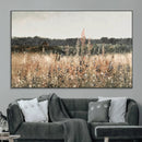 Abstract Wildflower Art Field Landscape Oil Painting Print,