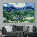Olive Trees Van Gogh Wall Art Canvas Print