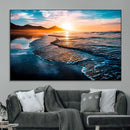 Beach Ocean Sunset on the Sea Wall Art Canvas, Beach Ocean by MyGreatCanvas | Canvas Wall Art Prints | Photo Prints & Wall Decor
