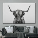 Farmhouse Longhorn Wall Art Canvas Print, Longhorn Texas by MyGreatCanvas | Canvas Wall Art Prints | Photo Prints & Wall Decor