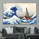Katsushika Hokusai Kanagawa Giant Wave Wall Art Canvas Print