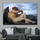 Fallen Angel Wall Art Canvas Print – Classic Art, Framed,