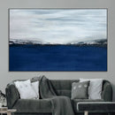 Navy Blue Abstract Wall Art Canvas Print by MyGreatCanvas | Canvas Wall Art Prints | Photo Prints & Wall Decor