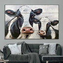 Vintage Baby and Mom Cattle Wall Art Canvas Print by MyGreatCanvas | Canvas Wall Art Prints | Photo Prints & Wall Decor