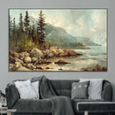Abstract Acadia National Park Wall Art Canvas Print -