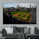 Chicago Cubs Baseball Team Print - Wrigley Field Stadium