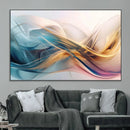 Abstract Flowing Colors Wall Art Canvas Print