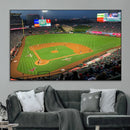 Angel Stadium Aerial Canvas Print – Los Angeles Angels