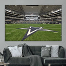 Dallas Cowboys Football Team Print - Arlington AT&T Stadium by MyGreatCanvas | Canvas Wall Art Prints | Photo Prints & Wall Decor