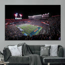 Ben Hill Griffin Stadium Night Game Triple Canvas Wall Art -