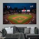 St. Louis Cardinals Baseball Team Print - Busch Stadium Wall by MyGreatCanvas | Canvas Wall Art Prints | Photo Prints & Wall Decor