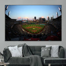 PNC Park Evening Game Triple Canvas Wall Art - Pittsburgh