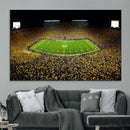 Stadium in Michigan Wall Art Canvas Print, Framed American