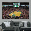 TD Garden Basketball Canvas Wall Art - Boston Celtics Live by MyGreatCanvas | Canvas Wall Art Prints | Photo Prints & Wall Decor