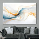 Decorative Turquoise Abstract Wave Wall Art Canvas Print by MyGreatCanvas | Canvas Wall Art Prints | Photo Prints & Wall Decor