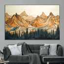 Rustic Wood Mountain Wall Art Print | Triptych Giclee Print by MyGreatCanvas | Canvas Wall Art Prints | Photo Prints & Wall Decor