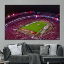 Bryant-Denny Stadium Night Game Triple Canvas Wall Art - by MyGreatCanvas | Canvas Wall Art Prints | Photo Prints & Wall Decor