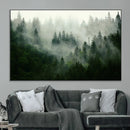 Misty Forest Wall Art – Tranquil Green Woodland Canvas by MyGreatCanvas | Canvas Wall Art Prints | Photo Prints & Wall Decor