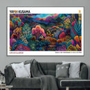 Framed Yayoi Kusama 1986 Wall Art Print – Japanese Wall Art