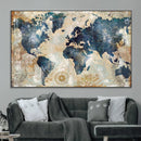 World Map Canvas Print – Framed Wall Art for Couples, by MyGreatCanvas | Canvas Wall Art Prints | Photo Prints & Wall Decor
