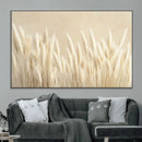 Grass Wall Art Print - Elegant Neutral Decor for Living