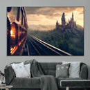 Harry Castle Wall Art Canvas Print, Wizard School Wall Art