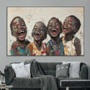 Shai Yossef Print - Joyful Childhood Canvas Wall Art -