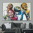 Shai Yossef Style Canvas Art - Joyful African Black Kids