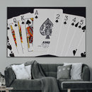 Poker Wall Art - Playing Cards Canvas Wall Art Print - Ace by MyGreatCanvas | Canvas Wall Art Prints | Photo Prints & Wall Decor