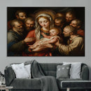 Religious Canvas Wall Art Print - Madonna and Child with by MyGreatCanvas | Canvas Wall Art Prints | Photo Prints & Wall Decor