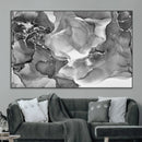 Black White Abstract Canvas Wall Art - Fluid Ink Artwork - by MyGreatCanvas | Canvas Wall Art Prints | Photo Prints & Wall Decor