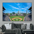 Wrigley Field Chicago Cubs Panoramic Art Multi-Piece Canvas