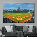 Wrigley Field Chicago Cubs Panoramic Canvas Print – by MyGreatCanvas | Canvas Wall Art Prints | Photo Prints & Wall Decor