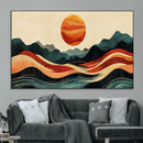 Mountain Triptych Wall Art Canvas Print – Western Nature