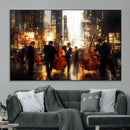 Abstract Jazz Art Wall Art Canvas Print – Colorful Musical