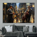 Jazz Canvas Wall Art Print – Abstract African American Music
