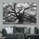 Ancient Oak Wall Art Canvas Print – Gnarled Tree Twisted by MyGreatCanvas | Canvas Wall Art Prints | Photo Prints & Wall Decor