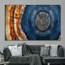 Abstract Tree Rings Wall Art Canvas Print – Modern Wood by MyGreatCanvas | Canvas Wall Art Prints | Photo Prints & Wall Decor