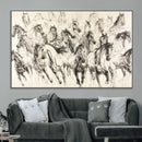 Abstract Horse Wall Art Canvas Print – Framed Horse Sketch by MyGreatCanvas | Canvas Wall Art Prints | Photo Prints & Wall Decor