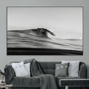 Black Wave Wall Art Canvas Print – Framed Abstract Surf by MyGreatCanvas | Canvas Wall Art Prints | Photo Prints & Wall Decor